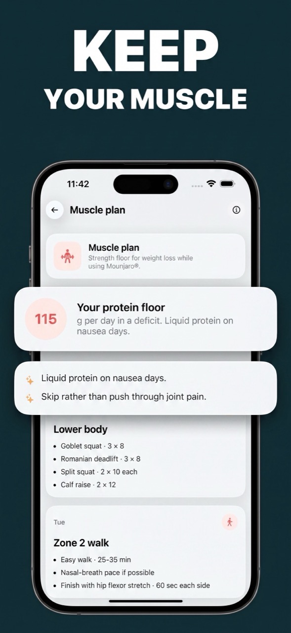 Keep your muscle with a 7-day strength plan